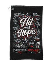 HIT AND HOPE GOLF HANDTUCH