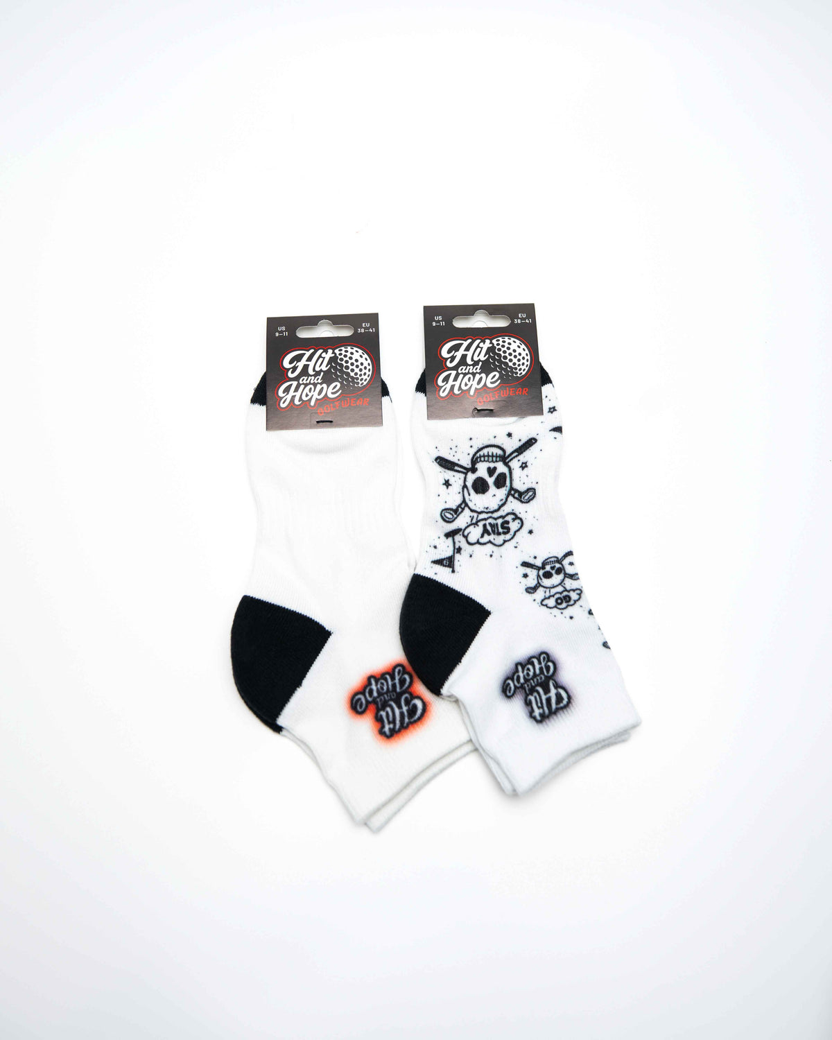HIT AND HOPE Quarter-Socken – Skulls
