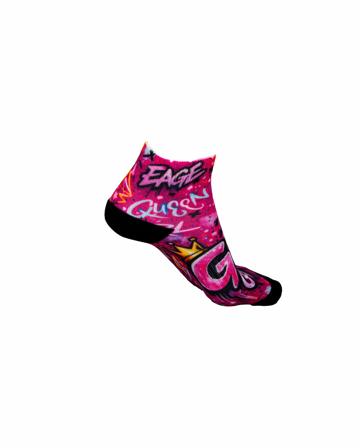 HIT AND HOPE Quarter-Socken – Graffiti Golf Queen Magenta